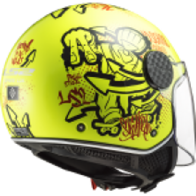 Caschi Jet Giallo Ls2